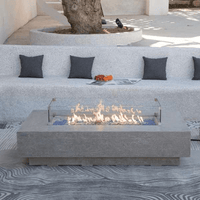 Thumbnail for Elementi Plus Riviera Rectangle Fire Table OFG415LG