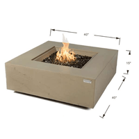 Thumbnail for Elementi Plus Uluru Square Fire Table OFG411SY