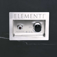 Thumbnail for Elementi Plus Varna Marble Porcelain Fire Table OFP121BB