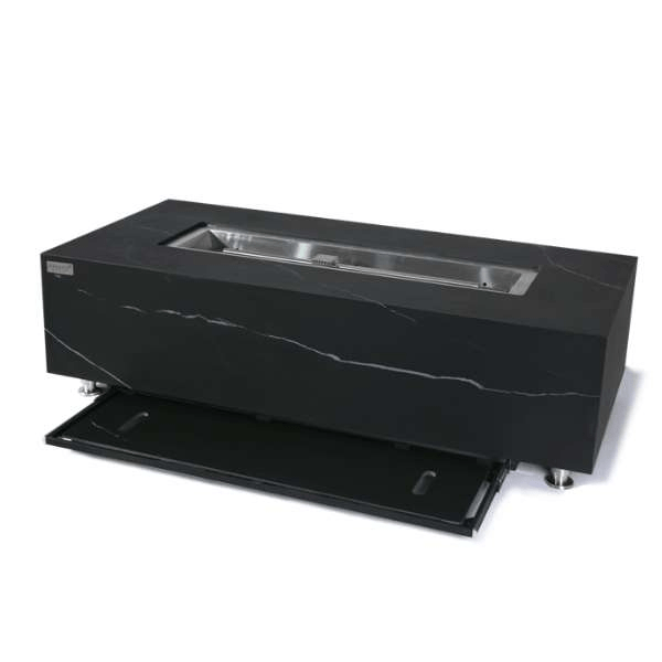 Elementi Plus Varna Marble Porcelain Fire Table OFP121BB