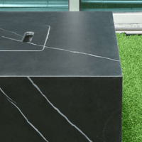 Thumbnail for Elementi Plus Varna Marble Porcelain Fire Table OFP121BB