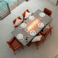Thumbnail for Elementi Sonoma Dining Fire Table OFG201