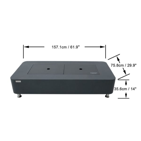 Elementi Sydney Rectangle Fire Pit Table