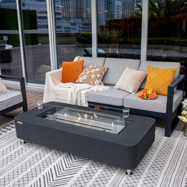 Elementi Sydney Rectangle Fire Pit Table
