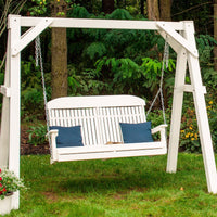 Thumbnail for LuxCraft 4' Classic Highback Poly Porch Swing