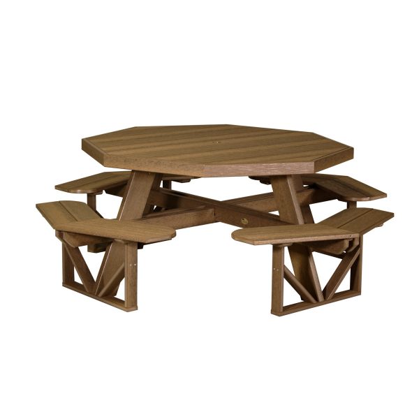 LuxCraft Poly Octagon Picnic Table