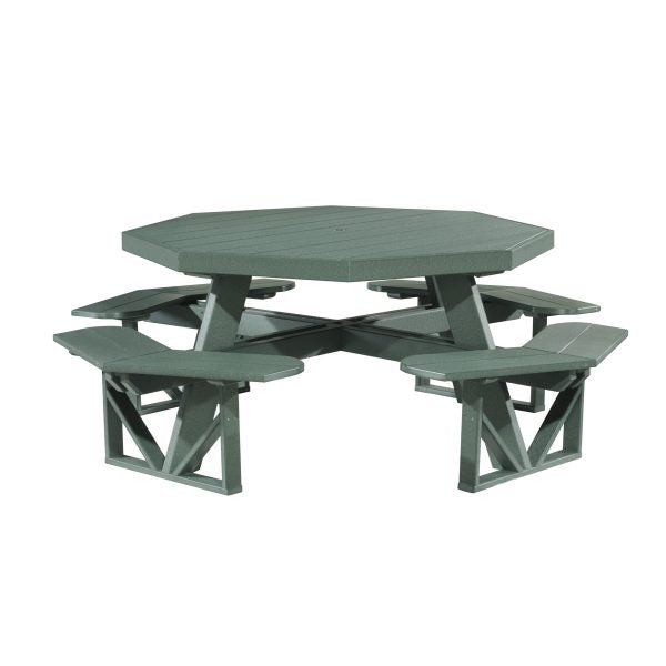 LuxCraft Poly Octagon Picnic Table