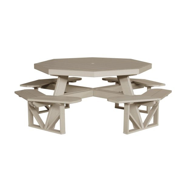 LuxCraft Poly Octagon Picnic Table