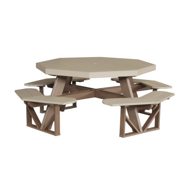 LuxCraft Poly Octagon Picnic Table