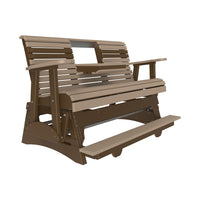 Thumbnail for LuxCraft 5' Plain Poly Balcony Glider Chair