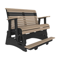 Thumbnail for LuxCraft 4' Plain Poly Balcony Glider Chair