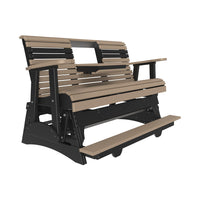 Thumbnail for LuxCraft 5' Plain Poly Balcony Glider Chair