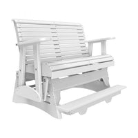 Thumbnail for LuxCraft 4' Plain Poly Balcony Glider Chair