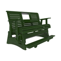 Thumbnail for LuxCraft 5' Plain Poly Balcony Glider Chair