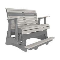 Thumbnail for LuxCraft 4' Plain Poly Balcony Glider Chair
