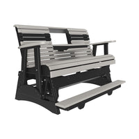 Thumbnail for LuxCraft 5' Plain Poly Balcony Glider Chair