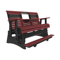 Thumbnail for LuxCraft 5' Plain Poly Balcony Glider Chair