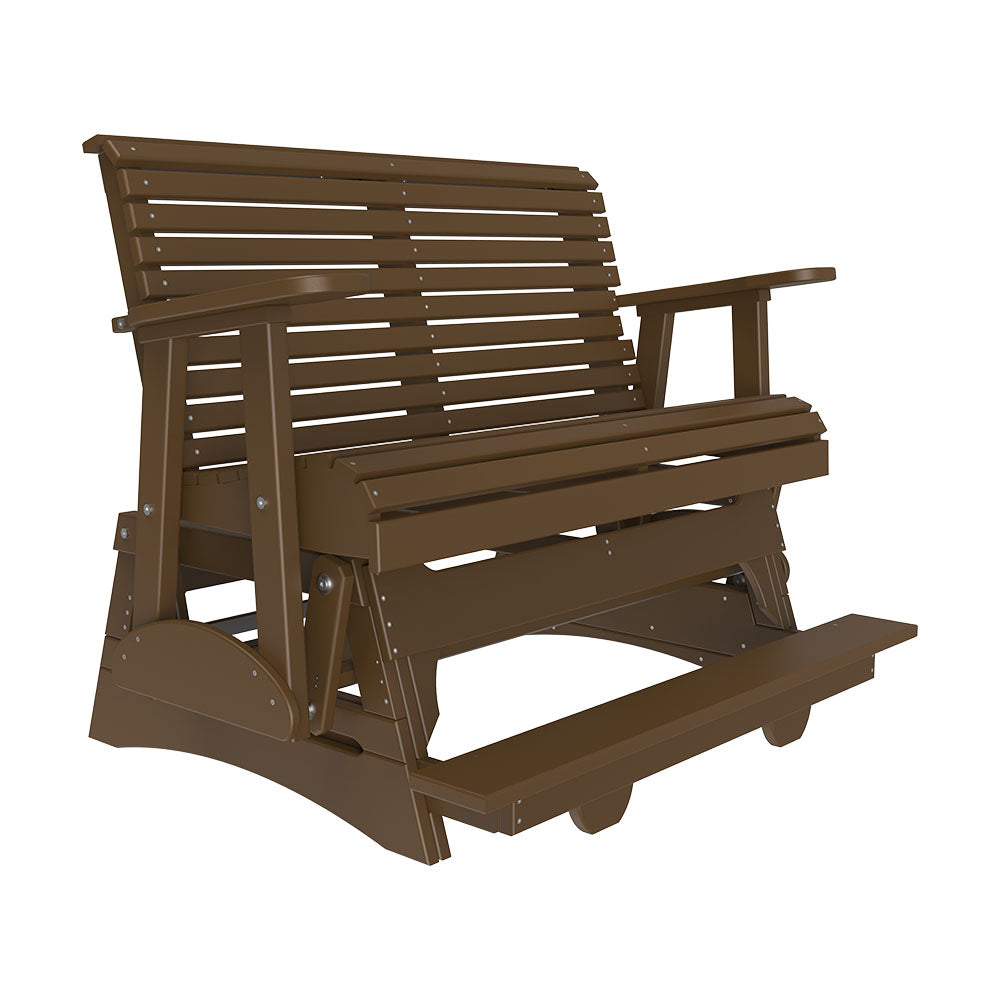 LuxCraft 4' Plain Poly Balcony Glider Chair