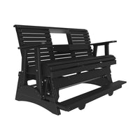 Thumbnail for LuxCraft 5' Plain Poly Balcony Glider Chair