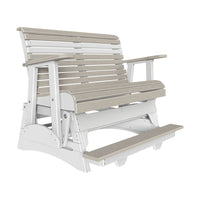 Thumbnail for LuxCraft 4' Plain Poly Balcony Glider Chair