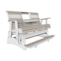 Thumbnail for LuxCraft 5' Plain Poly Balcony Glider Chair