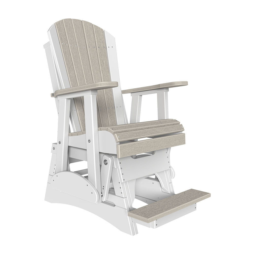 LuxCraft 2' Adirondack Balcony Glider Chair