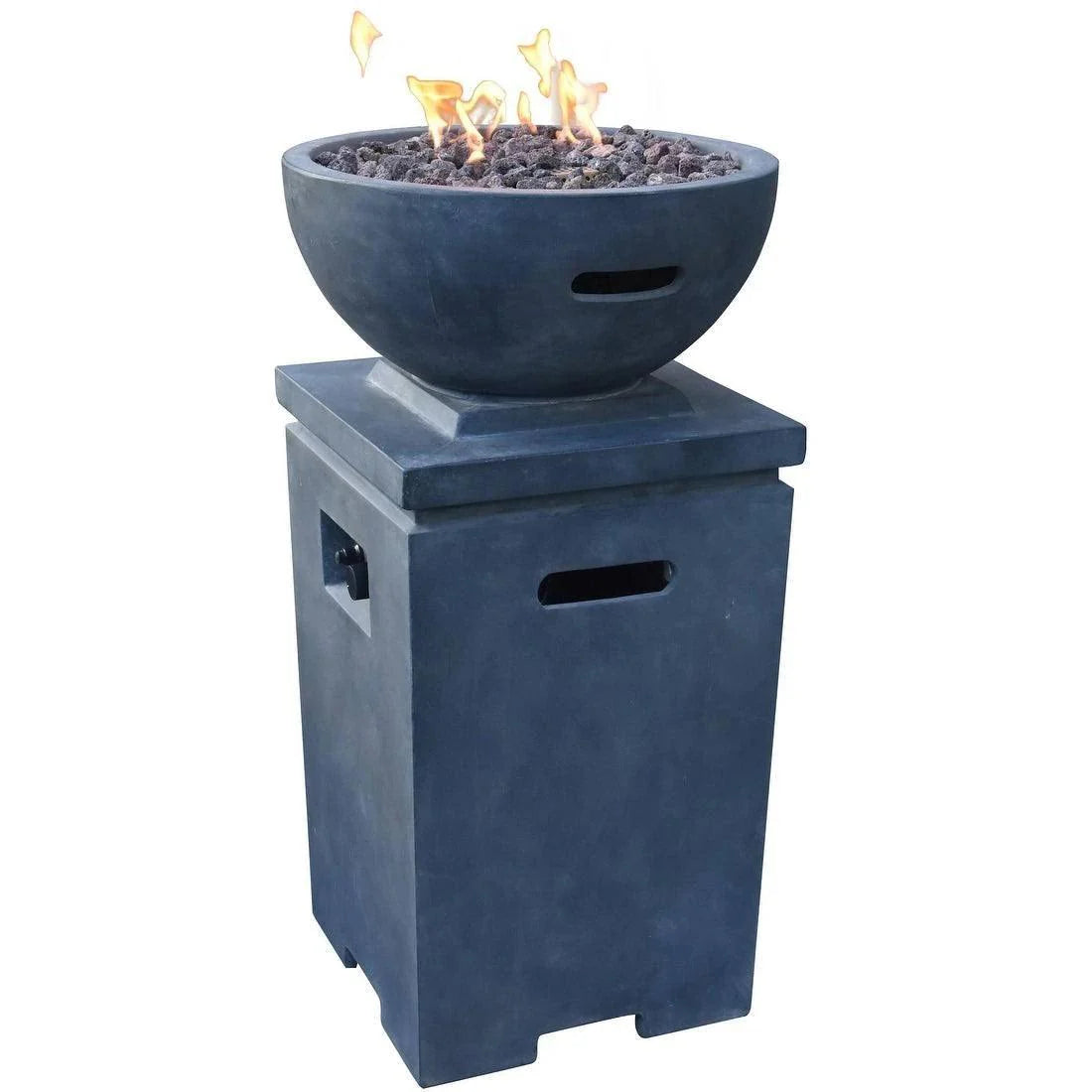 Modeno Exeter Concrete Fire Pit Column, Hidden Propane Storage - OFG612
