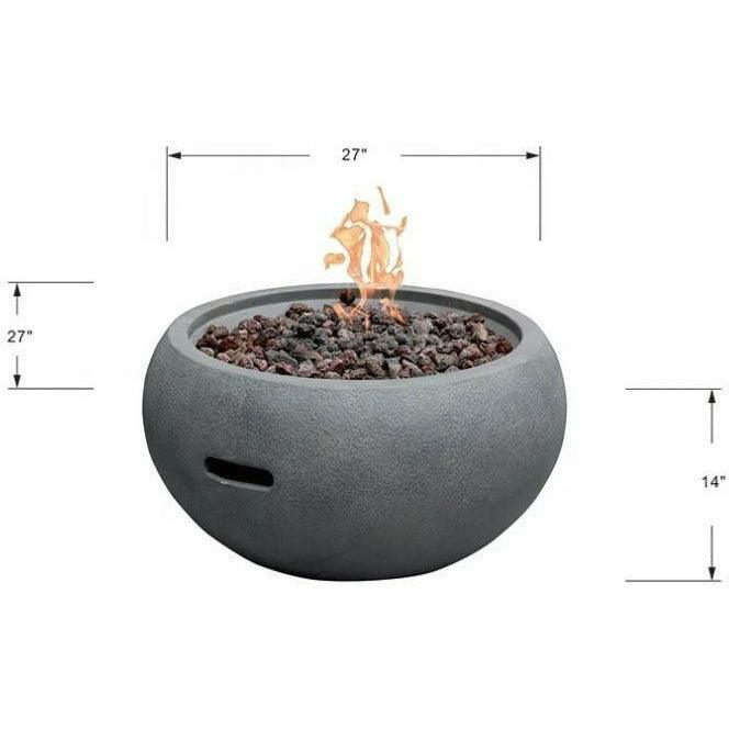 Modeno Newbridge Concrete Fire Pit Bowl OFG138