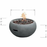 Thumbnail for Modeno Newbridge Concrete Fire Pit Bowl OFG138