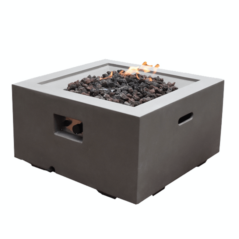 Modeno Ridgefield Square Concrete Fire Pit Table OFG150