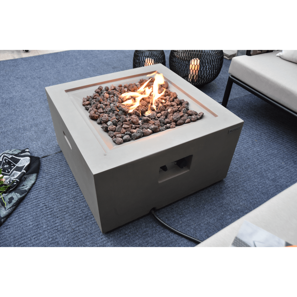 Modeno Ridgefield Square Concrete Fire Pit Table OFG150