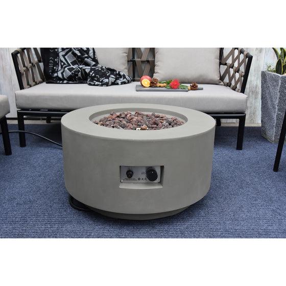 Modeno Waterford Round Concrete Fire Pit Table OFG152