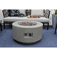 Thumbnail for Modeno Waterford Round Concrete Fire Pit Table OFG152